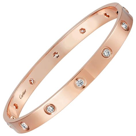 cartier screw bracelet rose gold